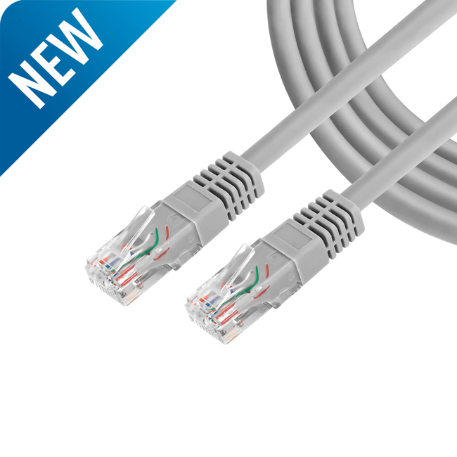 UNNO Cable Cat6 Ethernet Patch Cord 3ft CB4303GY