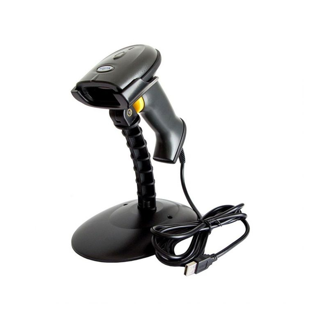 3nStar Laser Handheld Barcode Scanner 1D, Autosense, Hands free stand