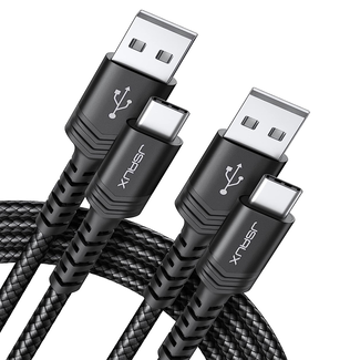 JSAUX Jsaux USB-C to USB-A Cable M/M 2M Black Braided