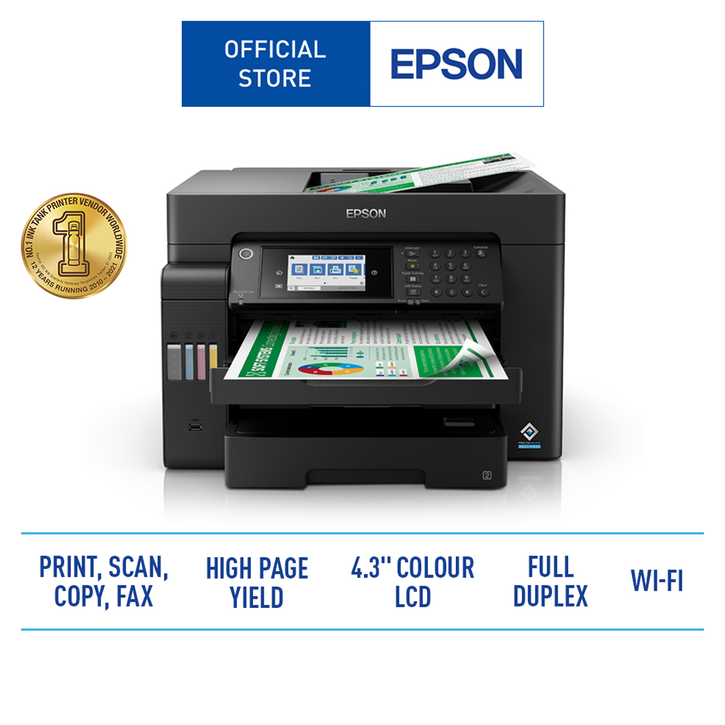 Epson L15150 Duplex Printer Scanner Copier Water Resistant Ink Super Technologies Limited