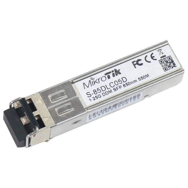 Mikrotik SFP Transceiver Dual LC Fiber Multi-Mode 550M 850nm S-85DLC05D