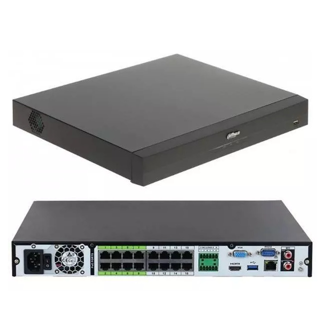 DAHUA 16CH NVR 16POE ANPR / People Counting / Face Recognition DHI-NVR5216-16P-EI