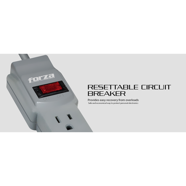 Forza 6 Outlet Surge Strip FSP-601UL