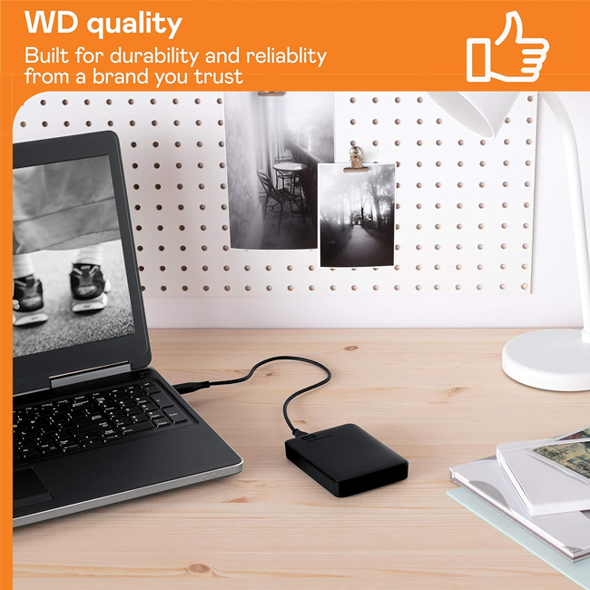 WD Elements 4TB USB 3.0 2.5in External Hard Drive