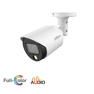 DAHUA DAHUA 8mp Full Colour Bullet Camera With MIC IP67 20m DH-HAC-HFW1809TN-A-LED