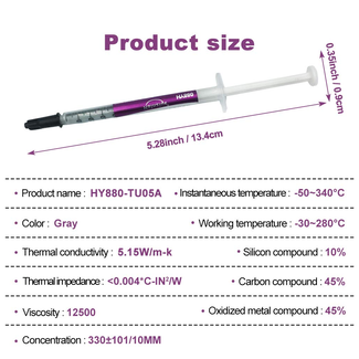 High Performance Thermal Compound Paste HY880