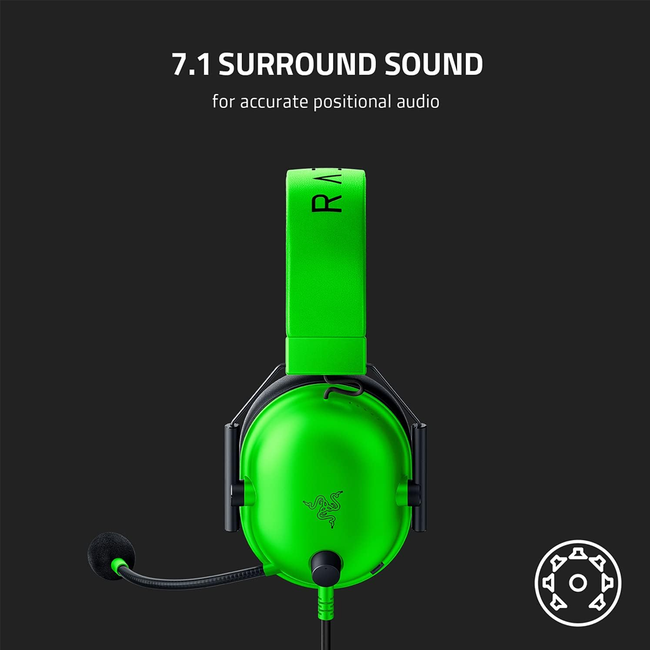 Razer BlackShark V2 X - Wired Gaming Headset - Green