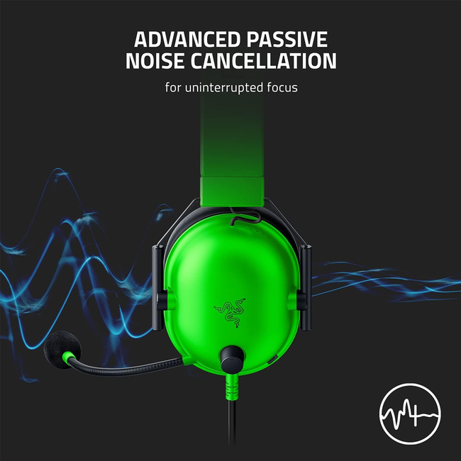 Razer BlackShark V2 X - Wired Gaming Headset - Green