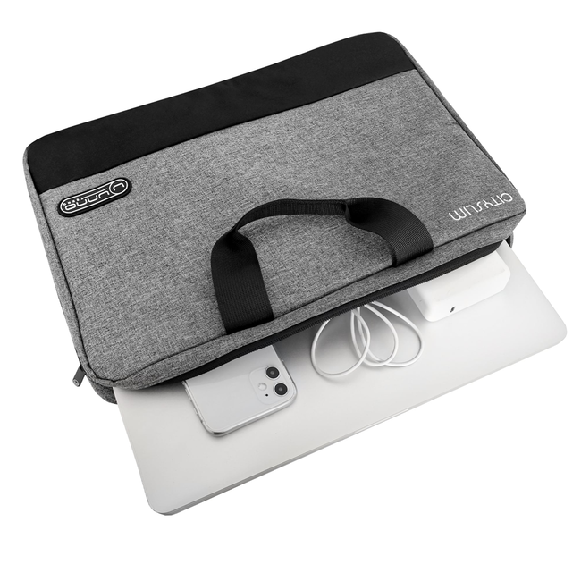 UNNO Notebook Briefcase 15.6" CitySlim - Grey - BG2712GY