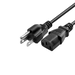 UNNO UNNO AC Power Cable 3-prong 1.5m / 5ft (Bulk) - CB4001BK