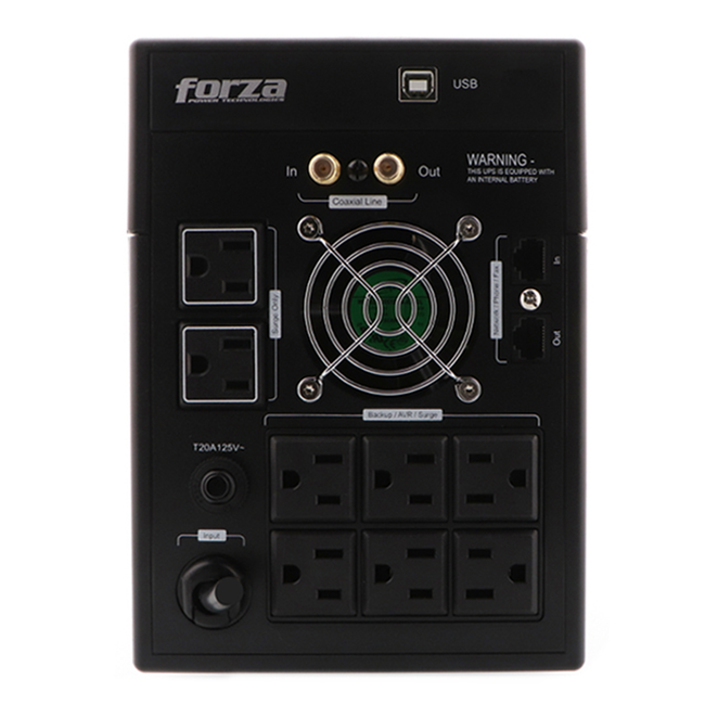 Forza FX-1500LCD 8 Outlet UPS FX-1500LCD