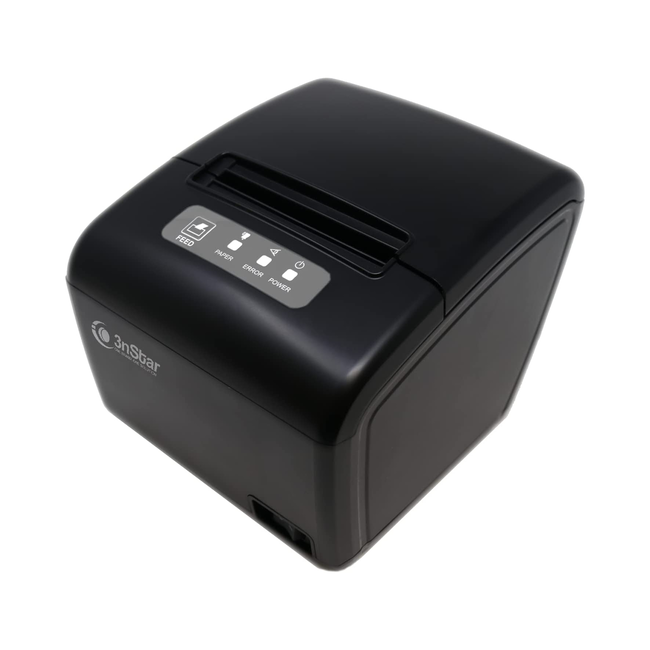 3nStar 80mm Direct Thermal Receipt Printer, Black, USB+LAN+BT, 260mm/s, Auto Cutter