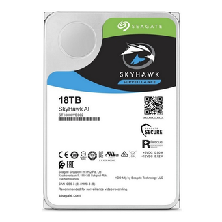 Seagate Seagate SkyHawk™ AI 18TB 3.5 7200 RPM SATA  Surveillance Hard Drive