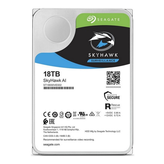 Seagate SkyHawk™ AI 18TB 3.5 7200 RPM SATA  Surveillance Hard Drive