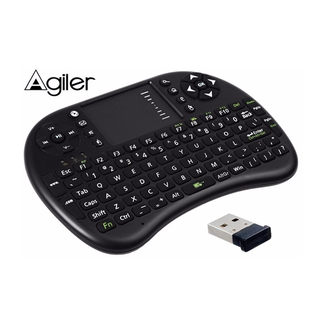 Agiler Agiler Wireless Mini KeyBoard with Touch Pad AGI-9836