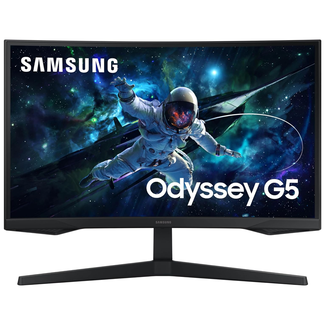 Samsung Samsung 27" Monitor, Odyssey G55C QHD 165Hz 1ms Curved Gaming LS27CG552ENXZA
