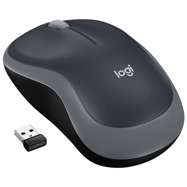 Logitech M185 Wireless Mouse Dark Sliver 910-002225
