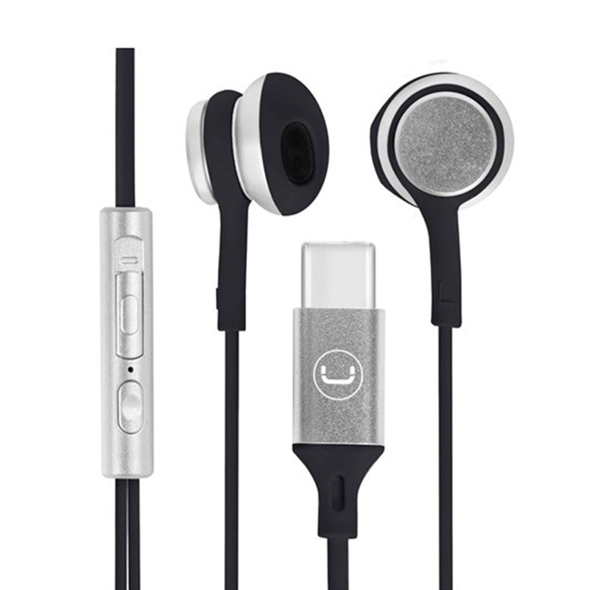 UNNO Earbuds Ultra Type C with MIC - Black - HS7005BK