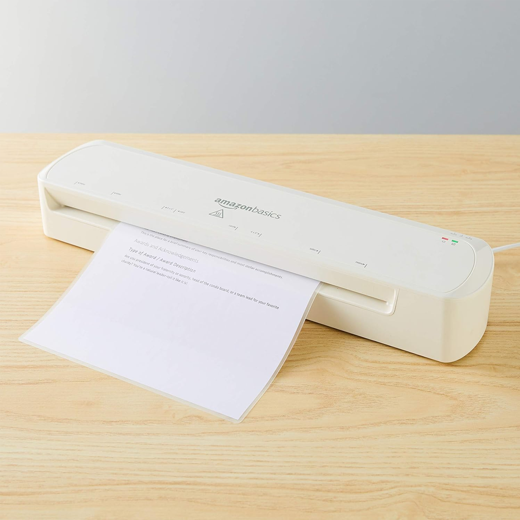 Amazon Basics 12Inch Thermal Laminator Machine Super Technologies