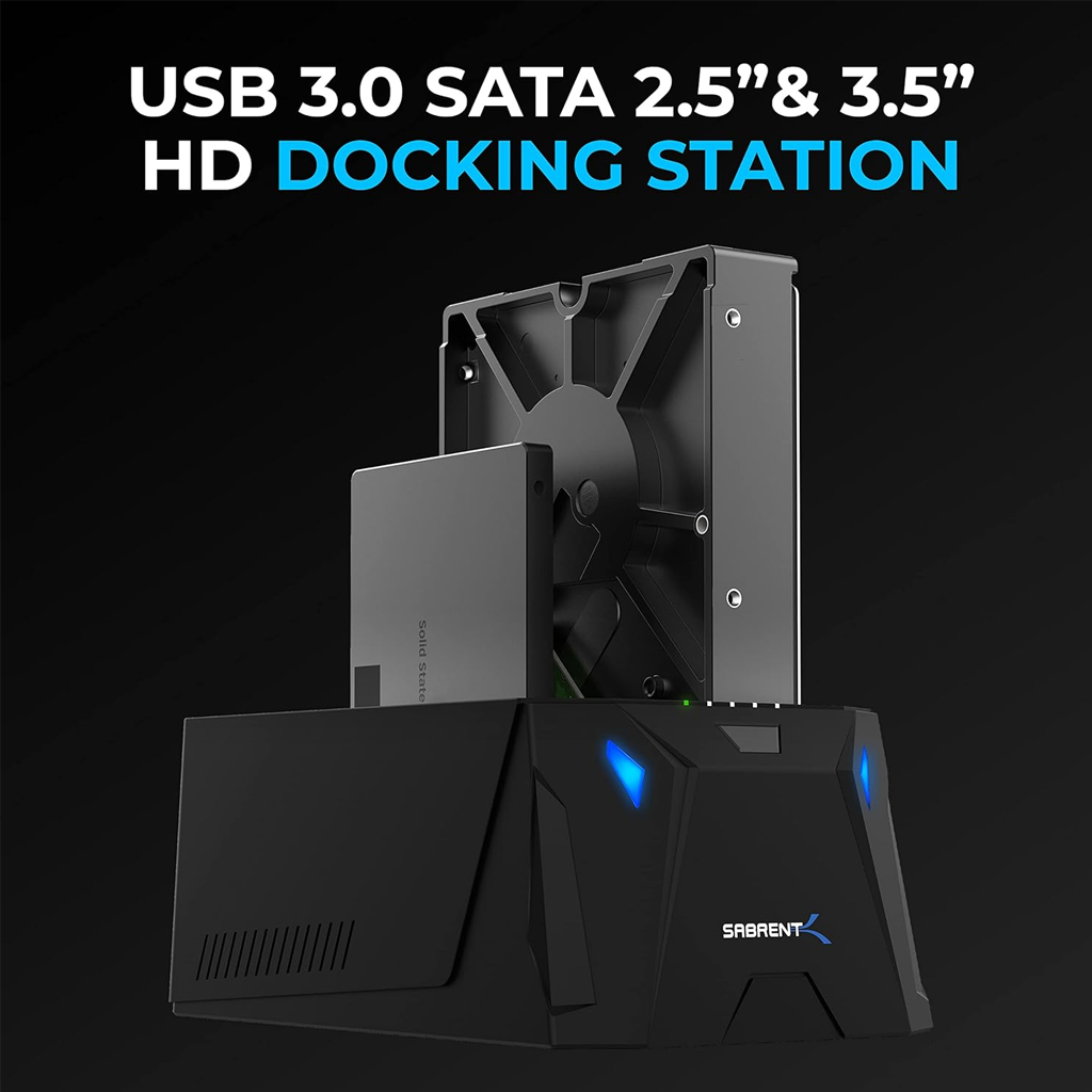SABRENT USB 3.0 Dual Bay Docking Station ECHD2B Super Technologies