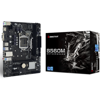 Biostar Motherboard Biostar Intel LGA1200 64GB DDR4 SATA microATX PCIe 4.0 B560MHP