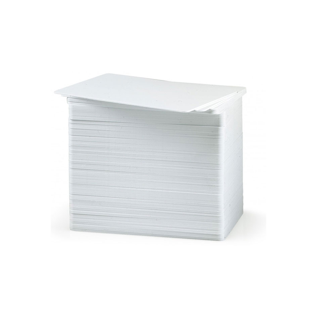 Zebra White PVC Cards 15mil With Wrietable Back 104523-117