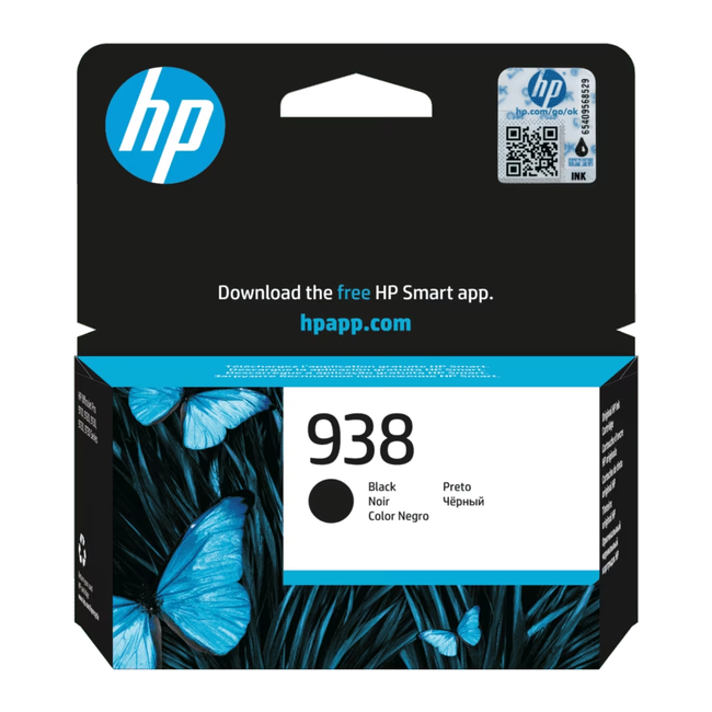 HP 938 Black Ink Cartridge 4S6X8PL