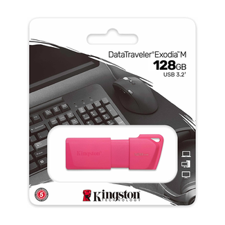 Kingston Kingston 128GB USB 3.2 DT Exodia Neon Pink KC-U2L128-7LN