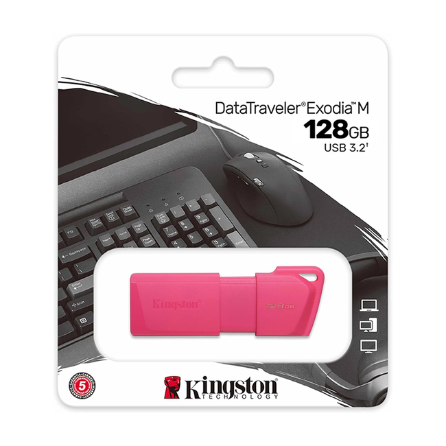 Kingston 128GB USB 3.2 DT Exodia Neon Pink KC-U2L128-7LN