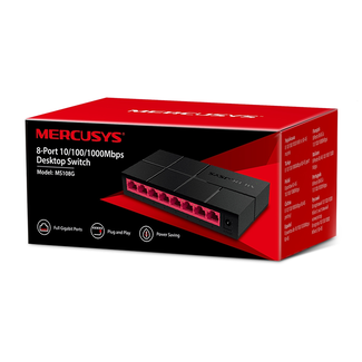 Mercusys MS108G(EU) 8-Port 10/100/1000Mbps Desktop Switch (E)