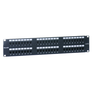 Bell 48 Port Loaded Patch Panel CAT6