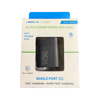JSAUX Jsaux 30W Type C Rapid Charging Block Black