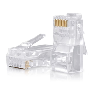 IMEXX Imexx CAT6 RJ-45 3 Prong Gold IME-10146 Pack of 100 single
