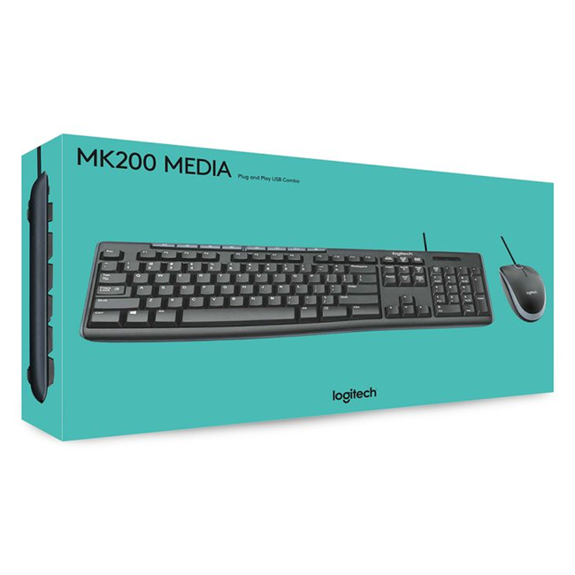 Logitech MK200 USB Keyboard and Mouse