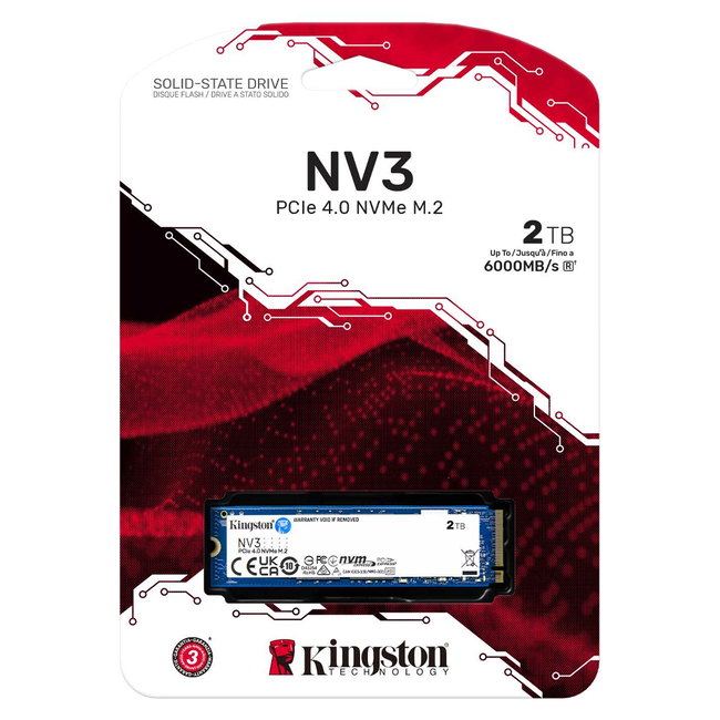 Kingston 2TB M.2 NVMe SSD Hard Drive SNV3S/2000G
