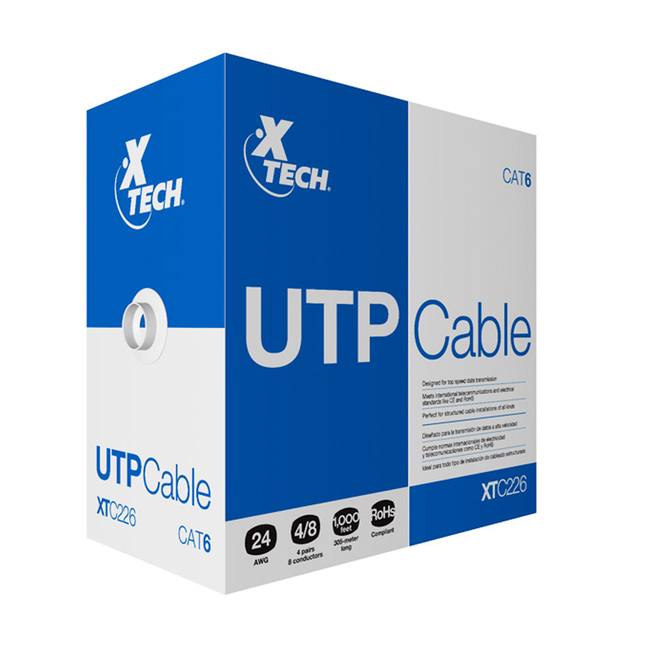 Xetch UTP Cable CAT6 1000ft XTC-226