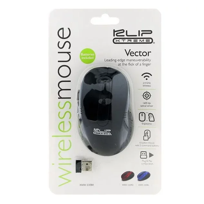 Klip Wireless Mouse Vector KMW-330BK
