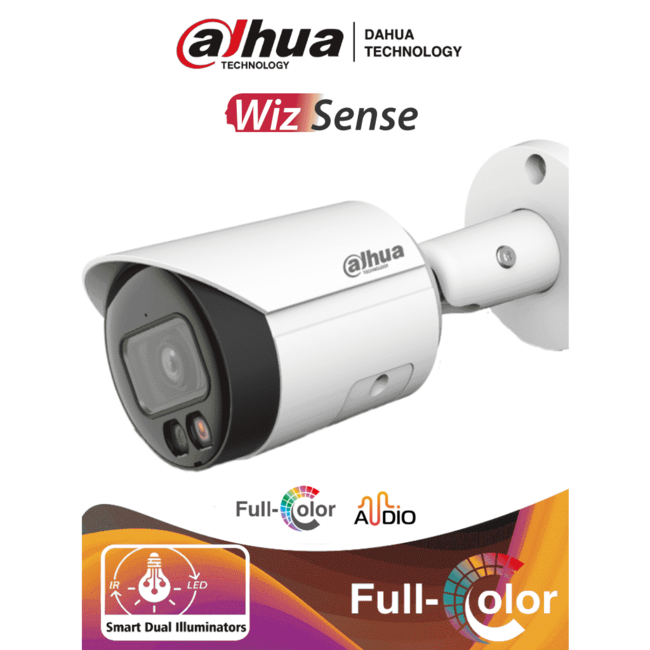 Dahua 5MP Smart Full Colour 100ft / Audio Network Camera