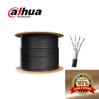 DAHUA Dahua CAT6 Outdoor Network Cable Black 100% Copper DH-PFM920-6UN