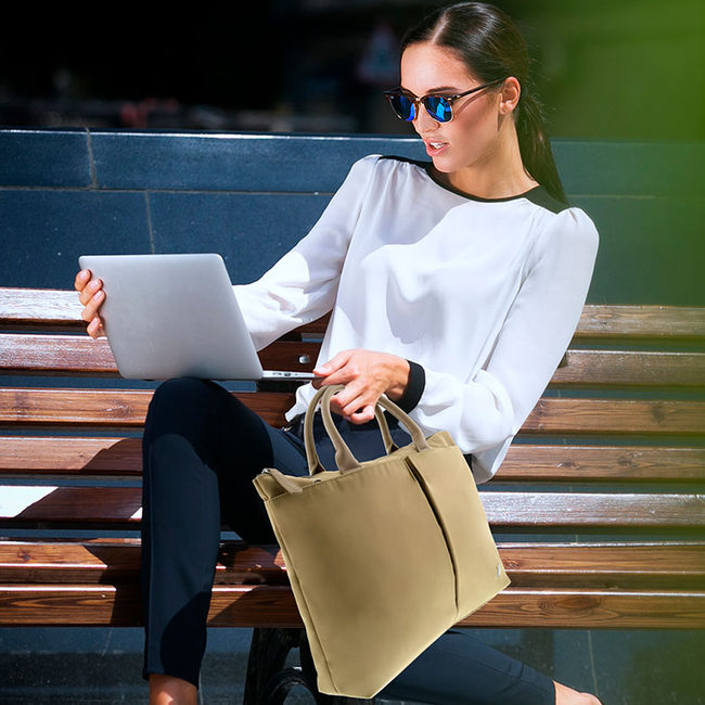 Klipx Ladies Bag 15.6" Beige KLB-450BG