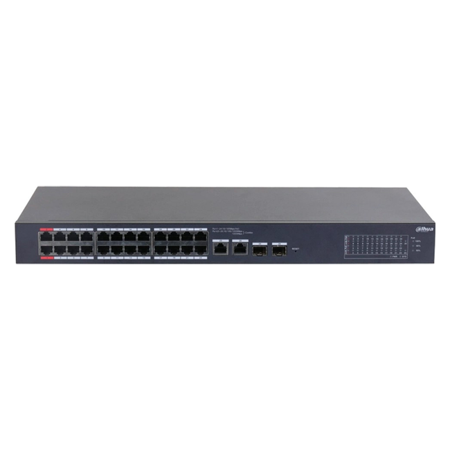 Dahua 26-Port Cloud Managed Desktop Switch 24-Port PoE 240W