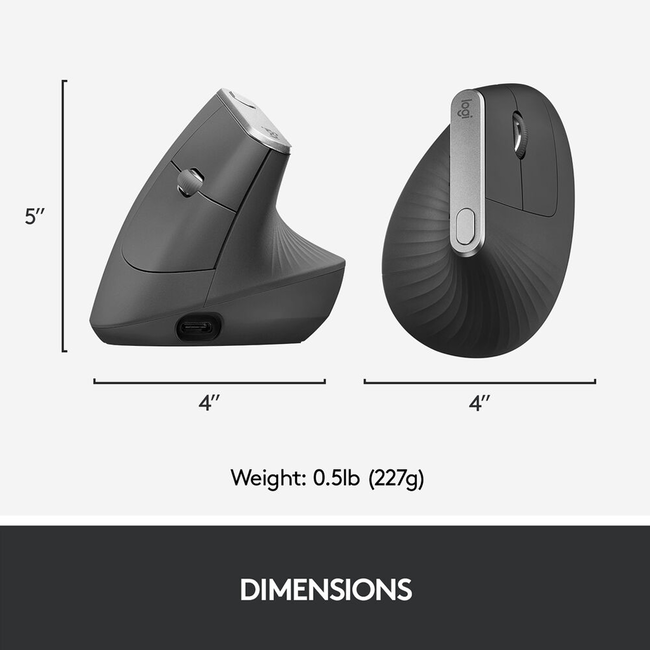 Logitech MX Vertical Ergonomic Mouse 910-005449