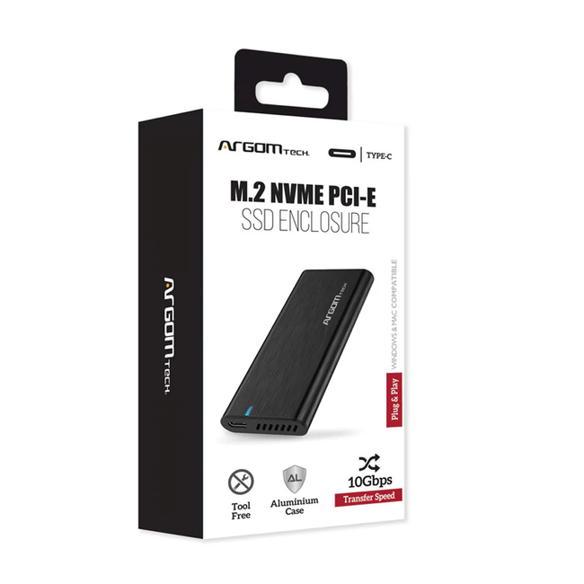 Argom m.2 NVME PCI-E SSD Enclosure