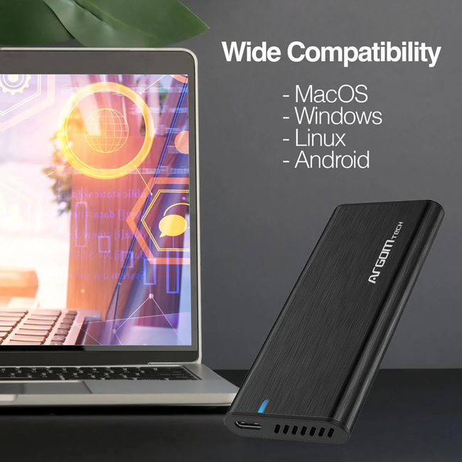 Argom m.2 NVME PCI-E SSD Enclosure