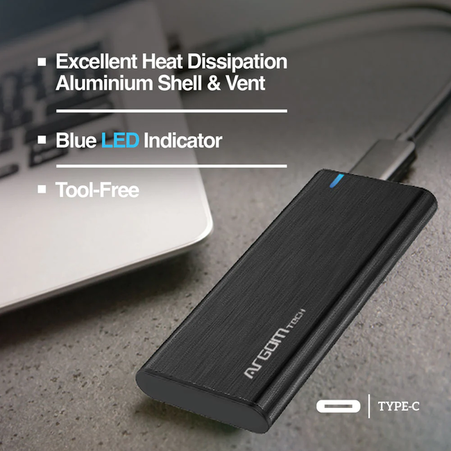 Argom m.2 NVME PCI-E SSD Enclosure