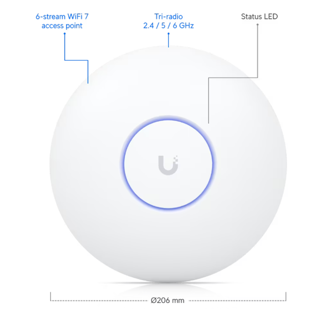 Ubiquiti U7-Pro Access Point WiFi 7