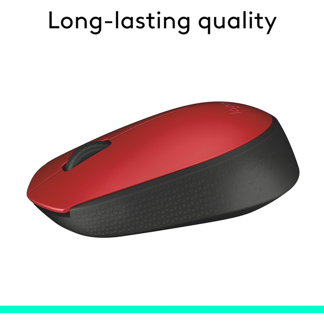 Logitech M170 Wireless Mouse Red 910-004941
