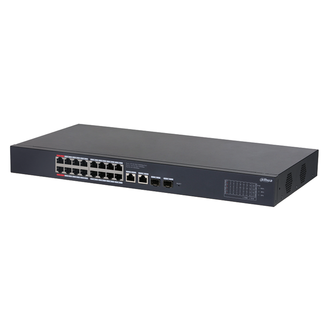 Dahua 20 Port with 16 POE+ 190W Gigabit Switch Cloud Managed DH-CS4220-16GT-190