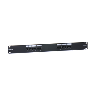 Bell 12 Port Loaded Patch Panel CAT6