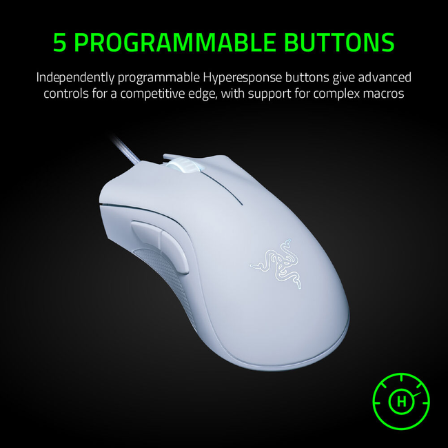 Razer DeathAdder USB Gaming Mouse White
